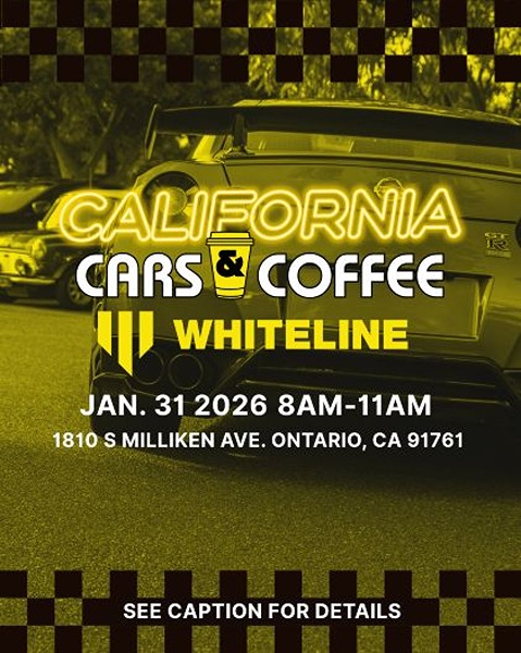 California Cars And Coffee flyer 2026